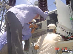 Hiệu chỉnh máy cắt 110 kV