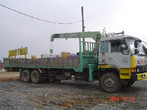Thi công dựng trụ